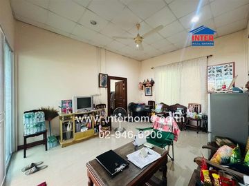 2-storey detached house, 50 sq m, Samphan Community Village, Samphan Soi 2, Intersection 4, Dan Samrong Nuea Soi 21, Sukhumvit Road 113, Bearing Road,