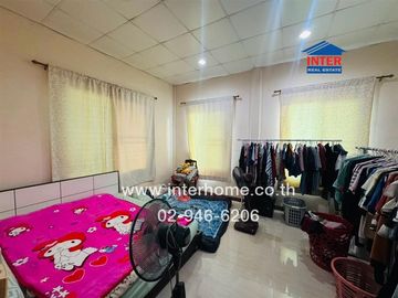 2-storey detached house, 50 sq m, Samphan Community Village, Samphan Soi 2, Intersection 4, Dan Samrong Nuea Soi 21, Sukhumvit Road 113, Bearing Road,