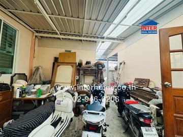 2-storey detached house, 50 sq m, Samphan Community Village, Samphan Soi 2, Intersection 4, Dan Samrong Nuea Soi 21, Sukhumvit Road 113, Bearing Road,