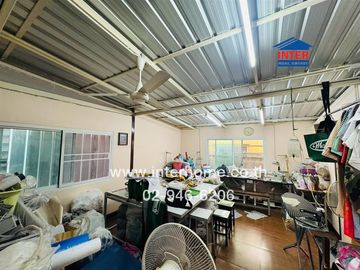 2-storey detached house, 50 sq m, Samphan Community Village, Samphan Soi 2, Intersection 4, Dan Samrong Nuea Soi 21, Sukhumvit Road 113, Bearing Road,
