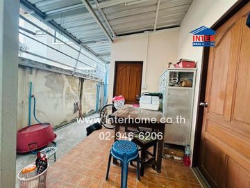 2-storey detached house, 50 sq m, Samphan Community Village, Samphan Soi 2, Intersection 4, Dan Samrong Nuea Soi 21, Sukhumvit Road 113, Bearing Road,