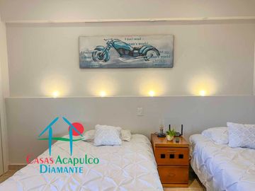 Departamento en renta mensual en contrato anual con vista al campo de golf