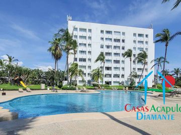 Departamento en renta mensual en contrato anual con vista al campo de golf