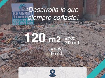 TERRENO EN VENTA 120 M2 URB. ALAMEDA DE LA RIVERA – ATE