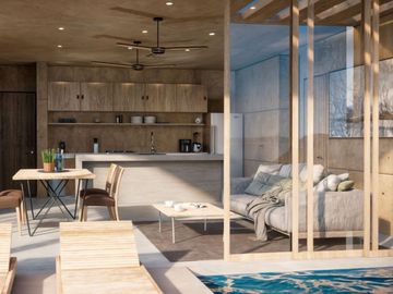 Casa con terraza y alberca privada, en venta, La Mina Puerto Ángel, Oaxaca