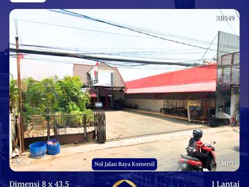 Dijual Rumah Raya Wadung Asri Waru Sidoarjo Strategis Nol Jalan Raya Komersil Dekat Rungkut Kutisari Gedangan