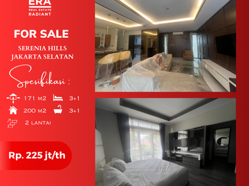 Disewakan Rumah Fully Furnished di Serenia Hills Jaksel Rp225 Jt/Thn (Nego)