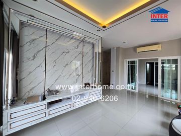 2-storey detached house, 70 sq m., Perfect Place Village, Ram Intra - Ring Road, Soi Kanchanaphisek 5, Kanchanaphisek Road, Khlong Song Road, Khlong S