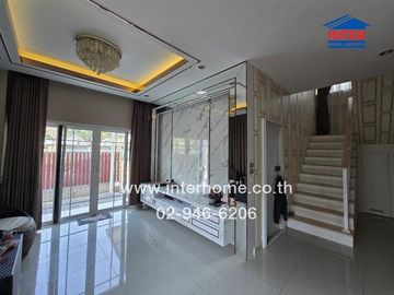 2-storey detached house, 70 sq m., Perfect Place Village, Ram Intra - Ring Road, Soi Kanchanaphisek 5, Kanchanaphisek Road, Khlong Song Road, Khlong S