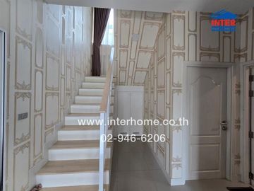 2-storey detached house, 70 sq m., Perfect Place Village, Ram Intra - Ring Road, Soi Kanchanaphisek 5, Kanchanaphisek Road, Khlong Song Road, Khlong S