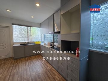 2-storey detached house, 70 sq m., Perfect Place Village, Ram Intra - Ring Road, Soi Kanchanaphisek 5, Kanchanaphisek Road, Khlong Song Road, Khlong S