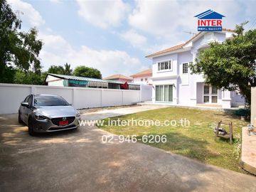 2-storey detached house, 77 sq m, Pruksa Village 3, Khlong 3, Soi Liap Khlong 3, Rangsit-Nakhon Nayok Road, Liap Khlong Sam Road, Khlong Luang, Pathum