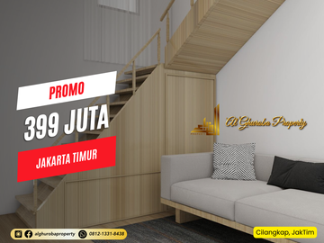 RUMAH SYARIAH CLUSTER MUSLIM MURAH 400 JUTA CIPAYUNG AKSES STASIUN LRT KP. RAMBUTAN & TMII, PINGGIR JALAN RAYA UTAMA CILANGKAP