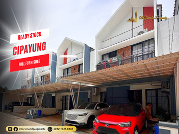 RUMAH READY STOCK FULL FURNISHED DI CIPAYUNG JAKARTA TIMUR 3 KT