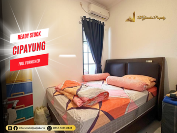 RUMAH READY STOCK FULL FURNISHED DI CIPAYUNG JAKARTA TIMUR 3 KT