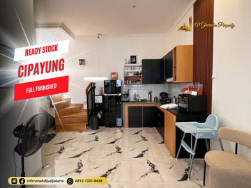 RUMAH READY STOCK FULL FURNISHED DI CIPAYUNG JAKARTA TIMUR 3 KT