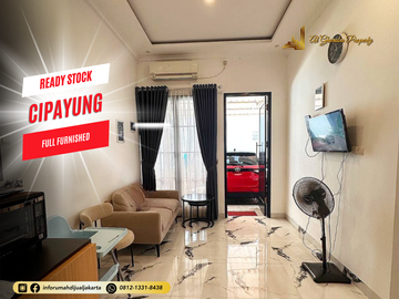 RUMAH READY STOCK FULL FURNISHED DI CIPAYUNG JAKARTA TIMUR 3 KT