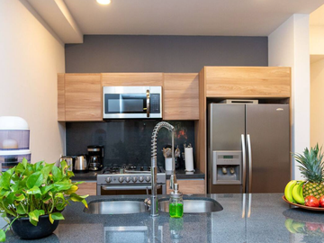 VENDO MODERNO DEPARTAMENTO COL. ROMA, VIGILANCIA, BIEN UBICADO.