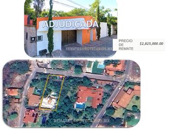 EXCELENTE PROPIEDAD DE RECUPERACION BANCARIA ADJUDICADA EN MORELOS!!! 908M2 A UN SUPER PRECIO!! SOLO RECURSOS PROPIOS, NO CREDITOS