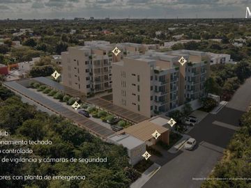 DEPARTAMENTOS EXCLUSIVOS EN VENTA, EN LA MEJOR ZONA DE MÉRIDA, YUCATÁN, CON ALBERCA Y ROOFTOP.