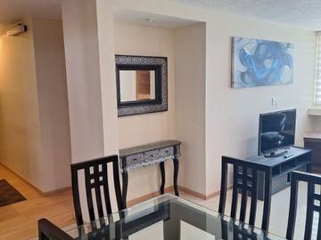 Departamento amueblado en renta en Bosques Condominio
