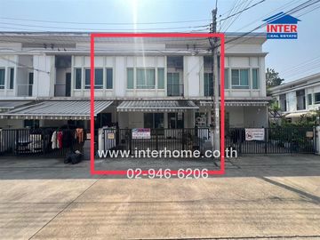 2-storey townhouse, 18 sq m, Pleno Village, Ram Intra-Wongwaen, Soi Liap Khlong Song 10, Kanchanaphisek Road, Hai Rat Road, Khlong Sam Wa District, Ba