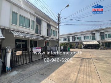 2-storey townhouse, 18 sq m, Pleno Village, Ram Intra-Wongwaen, Soi Liap Khlong Song 10, Kanchanaphisek Road, Hai Rat Road, Khlong Sam Wa District, Ba