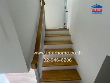 2-storey townhouse, 18 sq m, Pleno Village, Ram Intra-Wongwaen, Soi Liap Khlong Song 10, Kanchanaphisek Road, Hai Rat Road, Khlong Sam Wa District, Ba