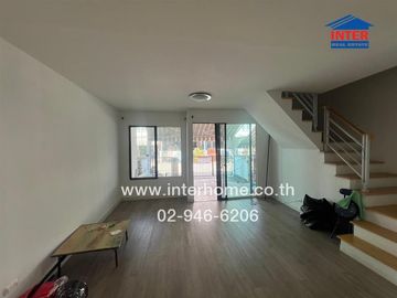 2-storey townhouse, 18 sq m, Pleno Village, Ram Intra-Wongwaen, Soi Liap Khlong Song 10, Kanchanaphisek Road, Hai Rat Road, Khlong Sam Wa District, Ba