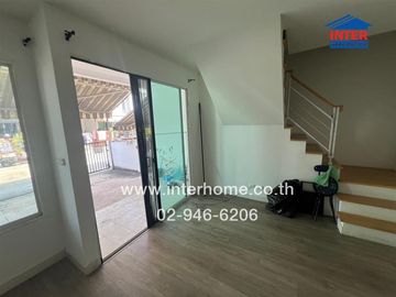 2-storey townhouse, 18 sq m, Pleno Village, Ram Intra-Wongwaen, Soi Liap Khlong Song 10, Kanchanaphisek Road, Hai Rat Road, Khlong Sam Wa District, Ba