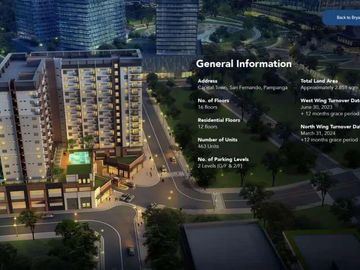 Assume - Studio Type with balcony at Bryant Parklane Capital Towm Pampanga