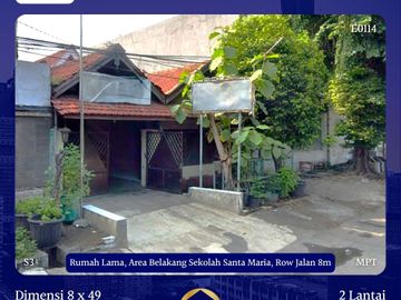 Rumah Dijual Area Raya Darmo - Dinoyo dekat Pandegiling Tegalsari Tengah Kota Surabaya
