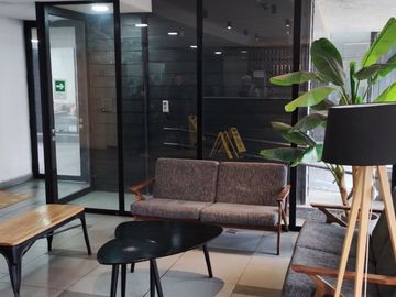Departamento 1D/1B en Venta Semi Nuevo, Vista Despejada, a Pasos del Metro Hospitales