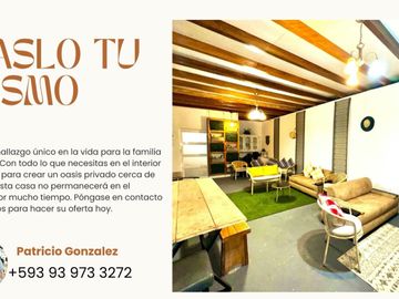 VENDO CASA DE ALQUILER AMOBLADA, 4 HABITACIONES, 4  BAÑOS