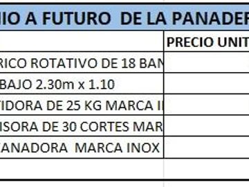 ANTICRETICO DE CASA CON NEGOCIO DE  PANADERÍA EQUIPADA