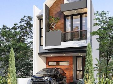 Rumah Dijual 2 Lantai Strategis Dekat Stasiun Rawa Buntu Tangerang Selatan Nego