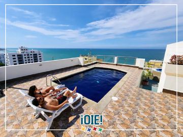 Suite en venta en edificio Torre Marina, Cerca al Mall del pacifico, Manta.