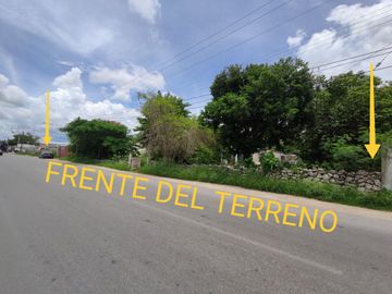 Terreno en esquina en venta en Dzununcan en Mérida Yucatán sobre periférico sur