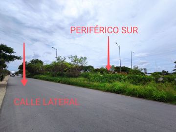 Terreno en esquina en venta en Dzununcan en Mérida Yucatán sobre periférico sur