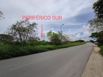 Terreno en esquina en venta en Dzununcan en Mérida Yucatán sobre periférico sur