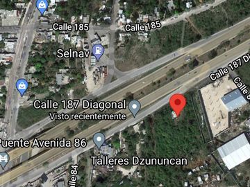 Terreno en esquina en venta en Dzununcan en Mérida Yucatán sobre periférico sur