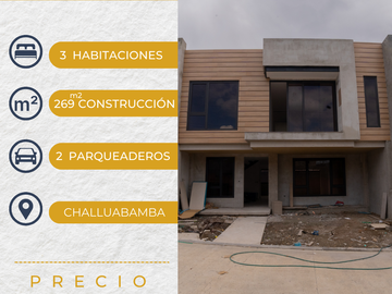 Casa 3 habitaciones Sector de Challuabamba