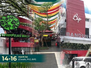 Rumah Baru Murah Di Dago Kota Bandung Dekat Kampus ITB Lantai Asri Nego