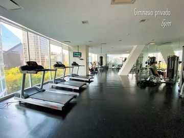 RENTO DEPTO. AMUEBLADO REFORMA 222 CON MANTENIMIENTO.  ALBERCA, GYM, SALON FIESTAS