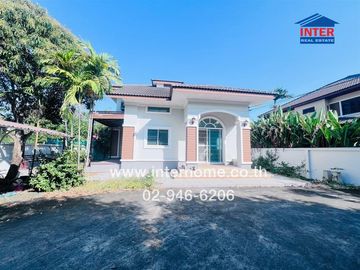 2-storey detached house, 133.5 sq m., detached house near Robinson Srisaman, Si Mum Muang Market, Rangsit University, Songprapa Road, Don Mueang Distr