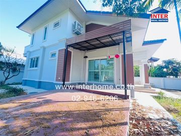 2-storey detached house, 133.5 sq m., detached house near Robinson Srisaman, Si Mum Muang Market, Rangsit University, Songprapa Road, Don Mueang Distr