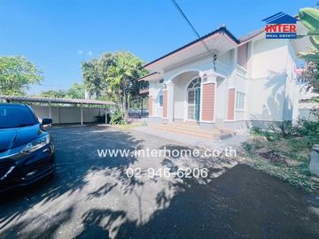 2-storey detached house, 133.5 sq m., detached house near Robinson Srisaman, Si Mum Muang Market, Rangsit University, Songprapa Road, Don Mueang Distr