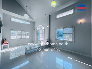 2-storey detached house, 133.5 sq m., detached house near Robinson Srisaman, Si Mum Muang Market, Rangsit University, Songprapa Road, Don Mueang Distr