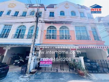 3-storey townhouse, 20 sq m, Klang Muang Village, Lucerne Sukhumvit (On Nut 46), Soi Sukhumvit 77 (Soi On Nut 46), Sukhumvit 77 Road, On Nut 46 Road,