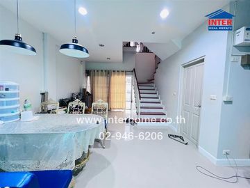 3-storey townhouse, 20 sq m, Klang Muang Village, Lucerne Sukhumvit (On Nut 46), Soi Sukhumvit 77 (Soi On Nut 46), Sukhumvit 77 Road, On Nut 46 Road,